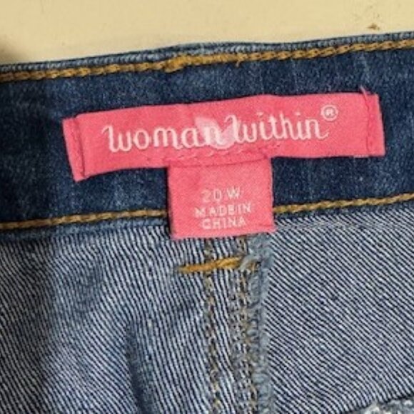 Woman Within Wide Leg Jeans - Picture 5 of 9